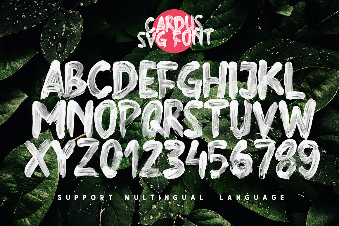 Cardus Brush SVG Font Free Download Cardus Brush SVG Font Free Download