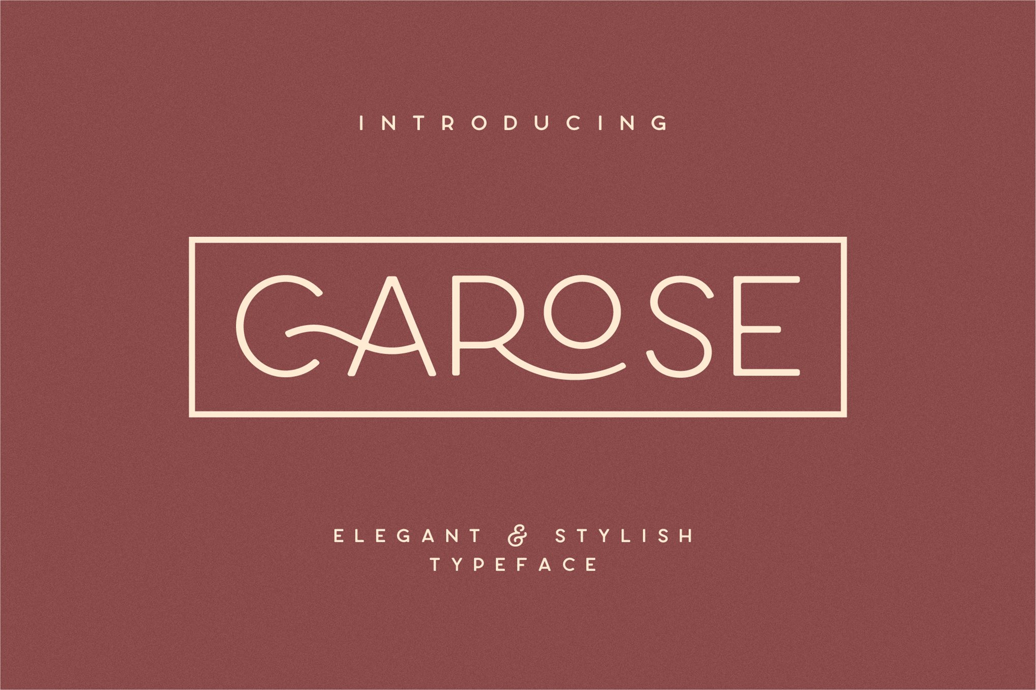 Carose Sans- 6 Elegant Typeface Free Download Carose Sans- 6 Elegant Typeface Free Download