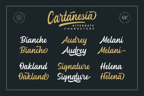 Cartanesia Font