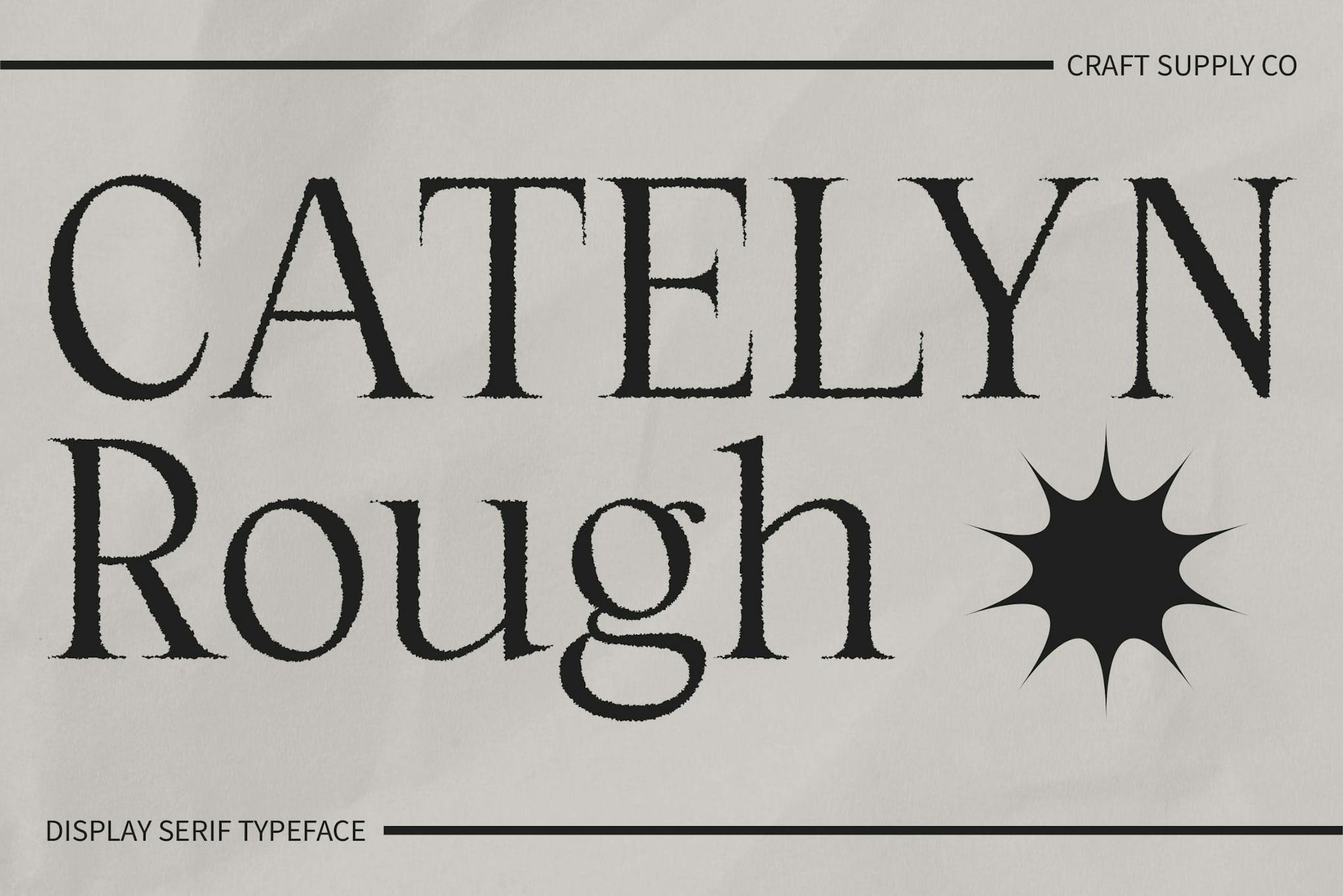 Catelyn Rough Font Free Download