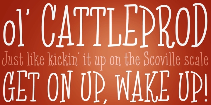 Cattleprod PB Font Free Download Cattleprod PB Font Free Download