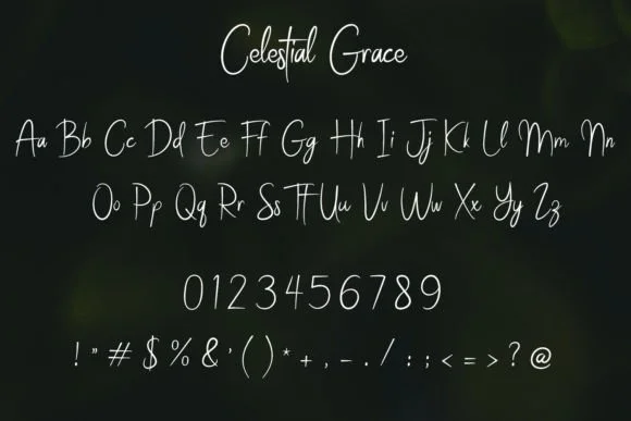 Celestial Grace Font