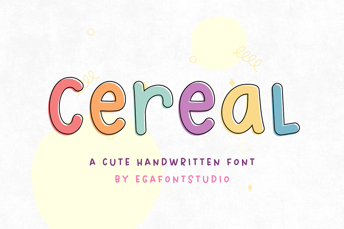 Cereal | Cute Handwritten Font Free Download Free Download Cereal | Cute Handwritten Font Free Download Free Download