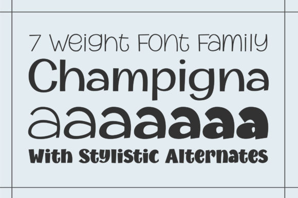Champigna Font Free Download Champigna Font Free Download