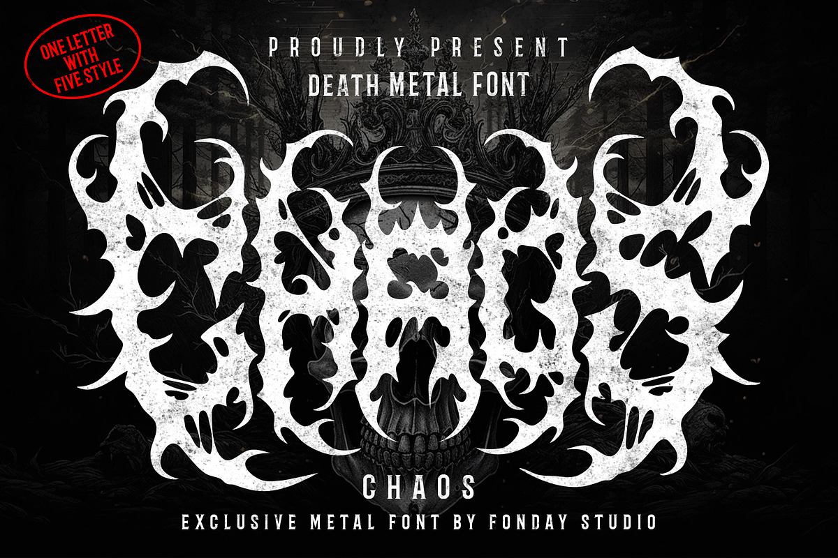CHAOS – Black Metal Font Free Download Free Download CHAOS – Black Metal Font Free Download Free Download