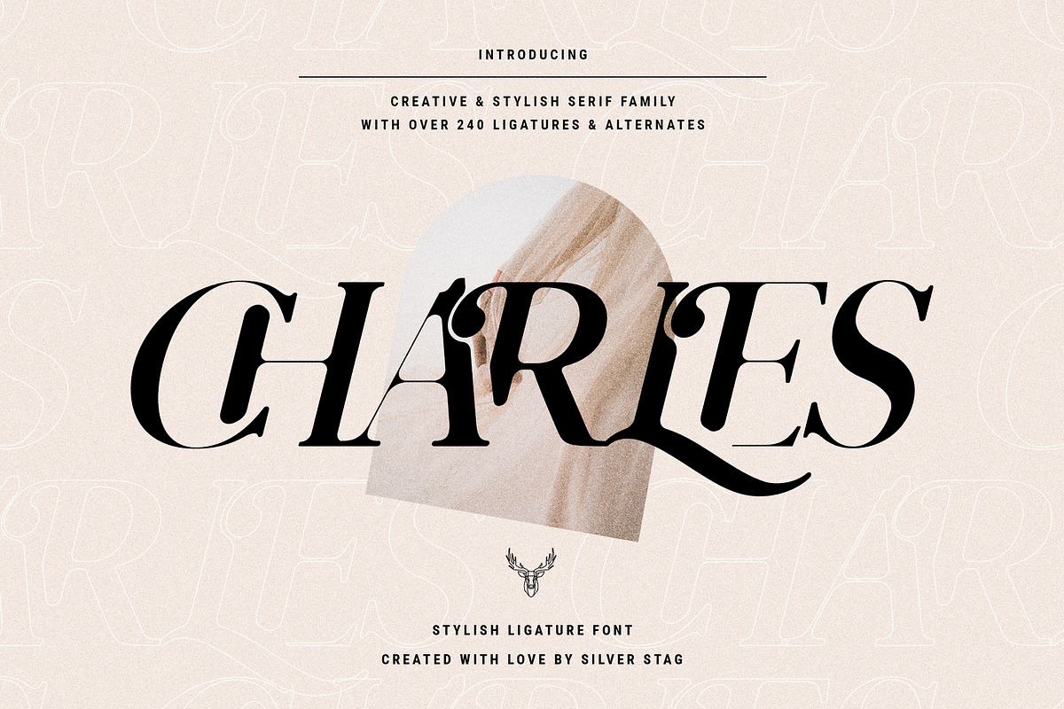 Charles - Ligature Serif Font Family Free Download Free Download