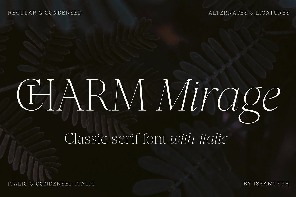 CHARM Mirage – Classic Serif Font Free Download Free Download