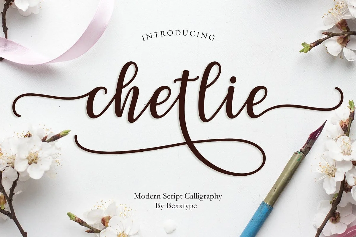 Chetlie Script Font Free Download Chetlie Script Font Free Download