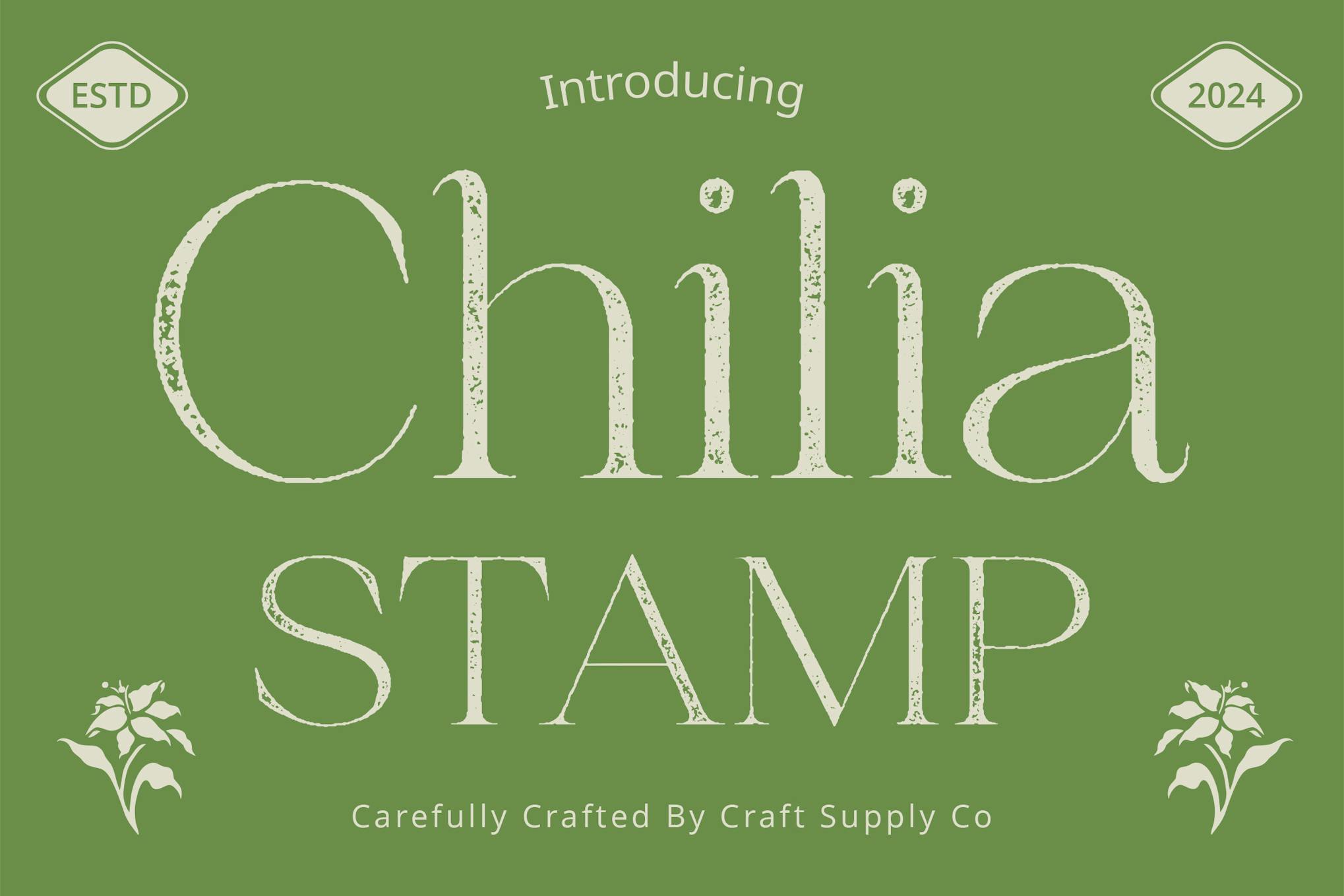 Chilia Stamp Font Free Download Chilia Stamp Font Free Download