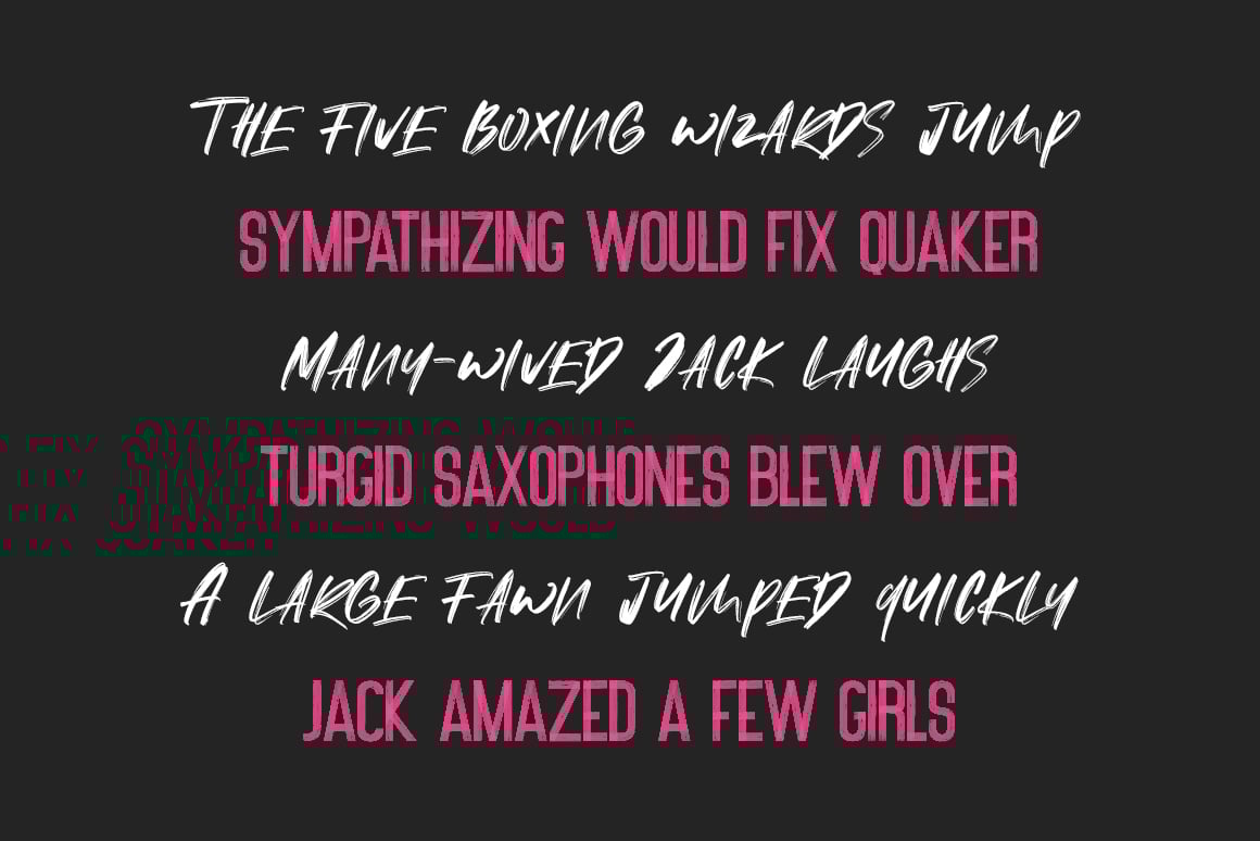Chorus SVG Brush Font Free Download