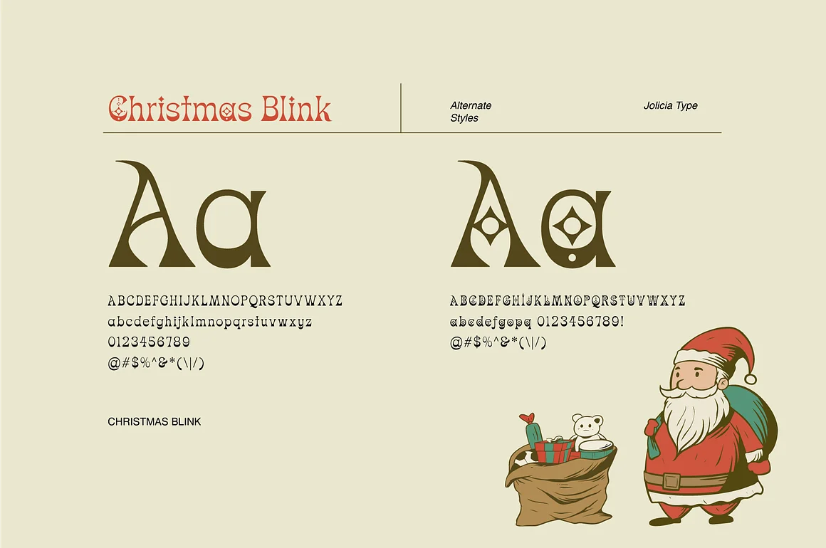 Christmas Blink | Playfull Font Free Download Free Download