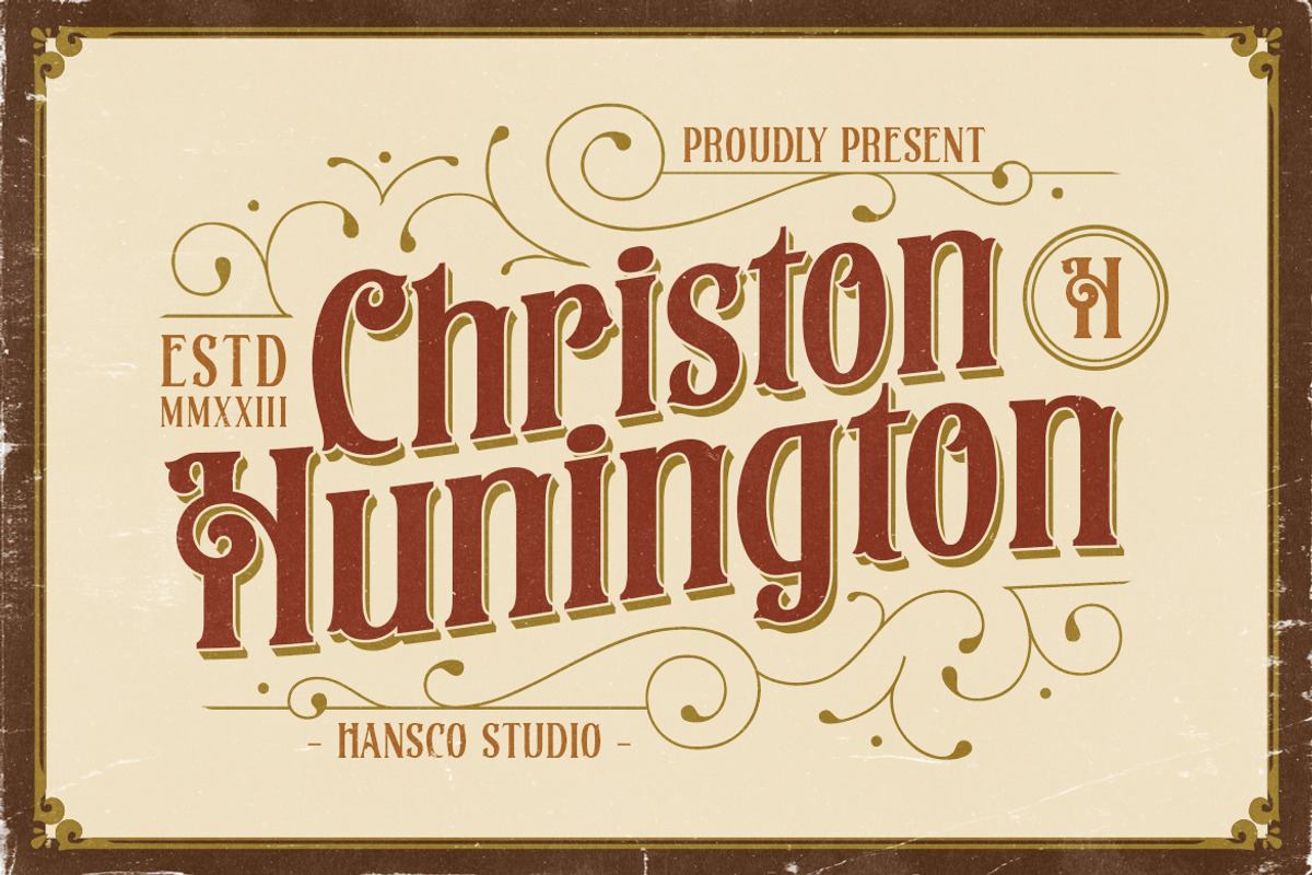 Christon Hunington Vintage Font Free Download Free Download Christon Hunington Vintage Font Free Download Free Download