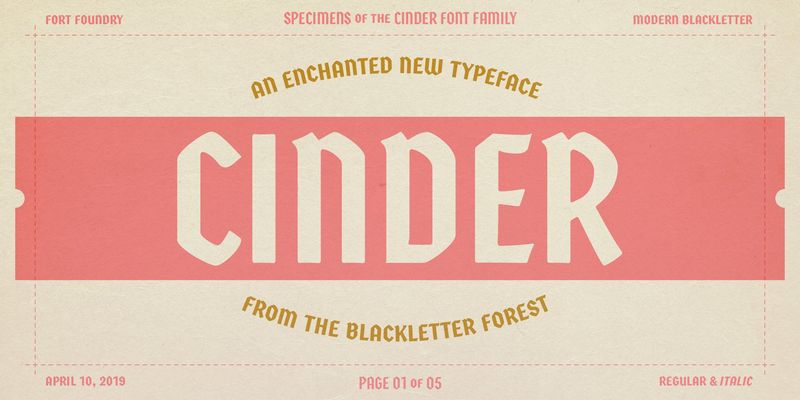 Cinder Font Free Download Free Download