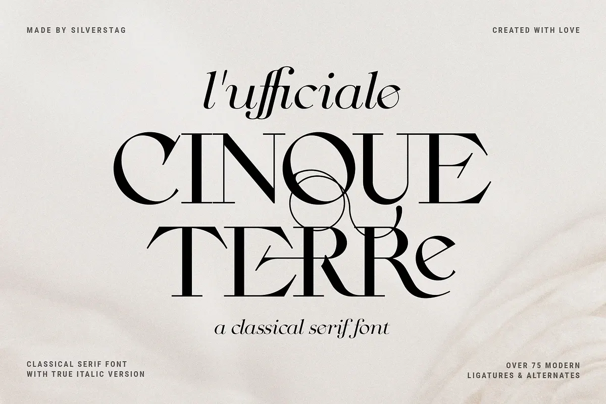 CINQUE TERRE | A Classic Serif Font Free Download Free Download CINQUE TERRE | A Classic Serif Font Free Download Free Download