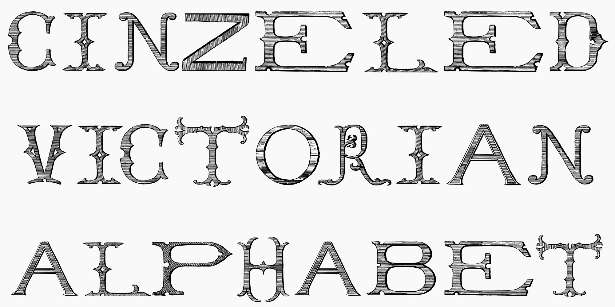 Cinzeled Victorian Alphabet Free Download Free Download Cinzeled Victorian Alphabet Free Download Free Download
