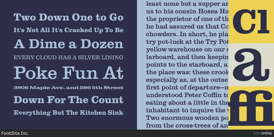 Clarendon FS Font