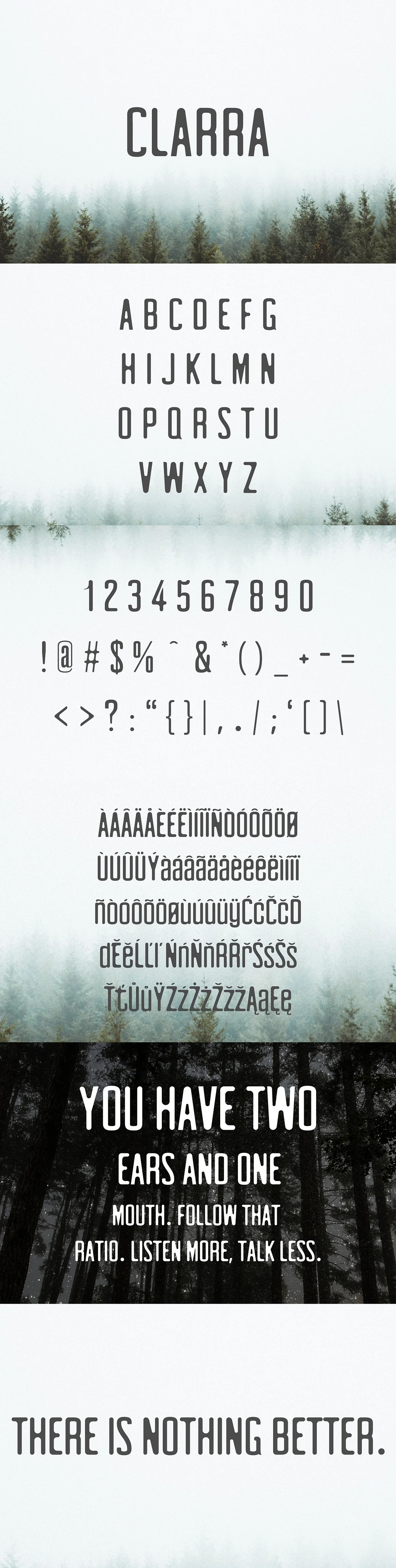 Clarra Sans Serif Font Family