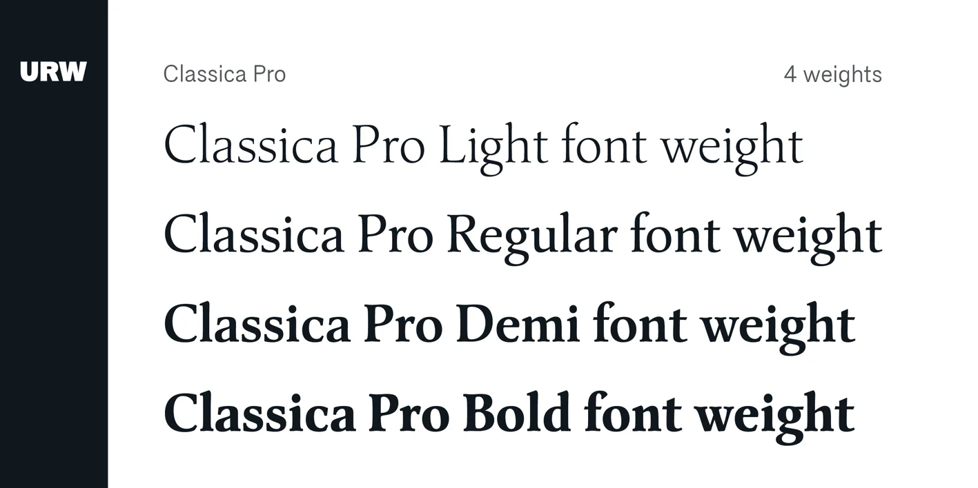 Classica Pro Font Free Download Free Download