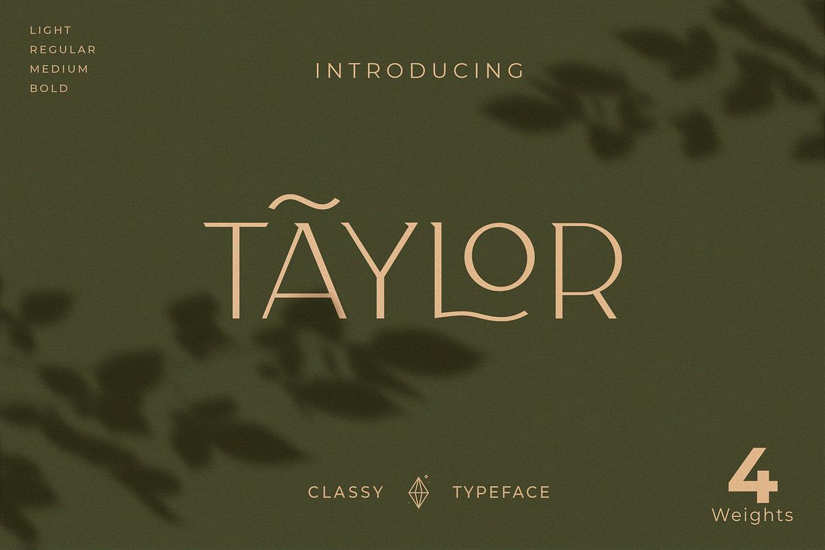 Classy Taylor Typeface Free Download Free Download