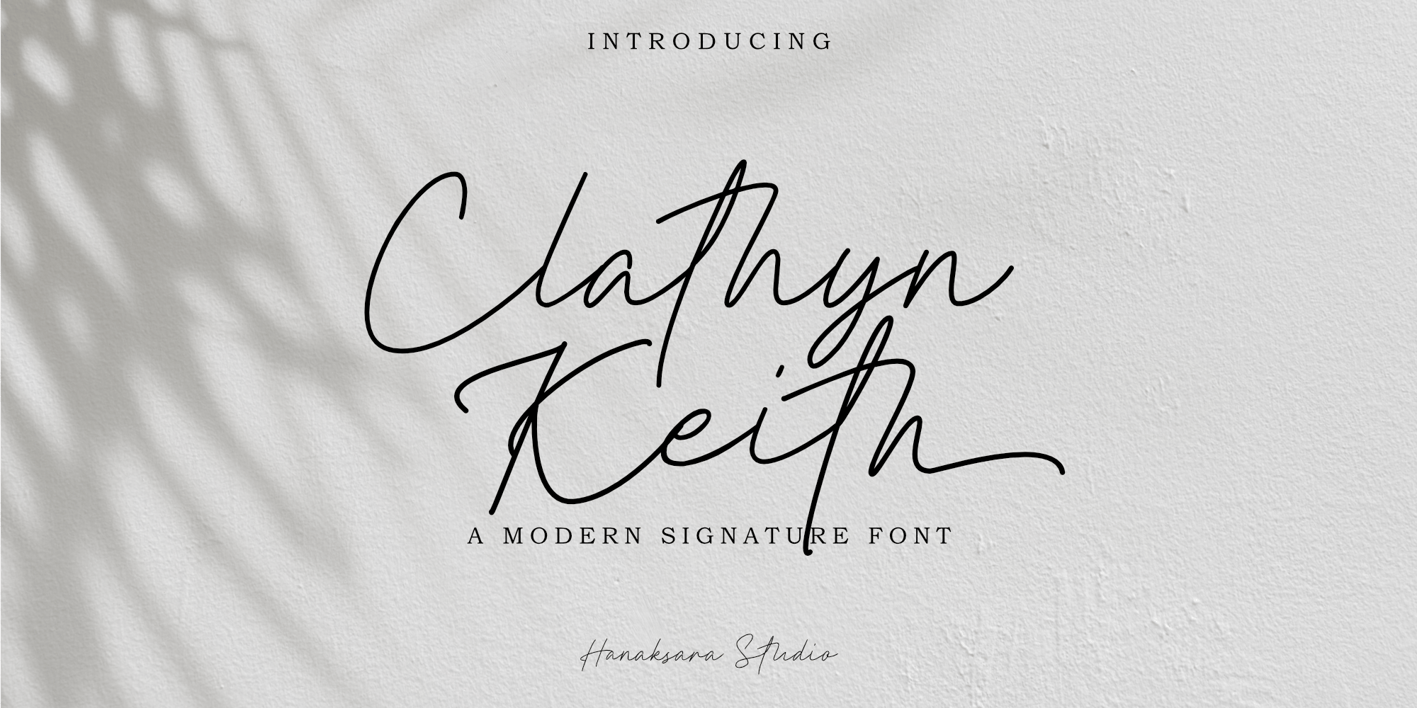 Clathyn Keith Signature Font Free Download Clathyn Keith Signature Font Free Download