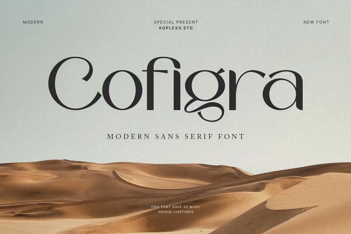 Cofigra - Modern Sans Serif Font Free Download Free Download