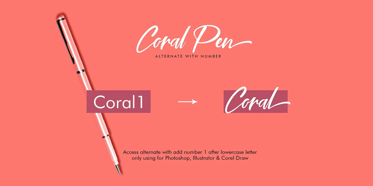 Coral Pen Font Free Download
