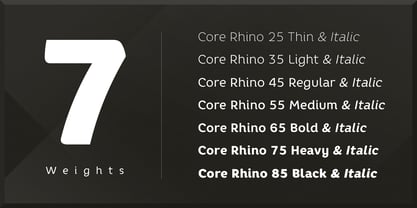 Core Rhino Font Free Download Core Rhino Font Free Download