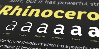 Core Rhino Font