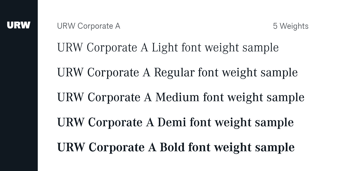Corporate A Font Free Download Corporate A Font Free Download