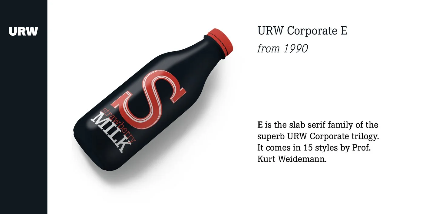 Corporate E Font