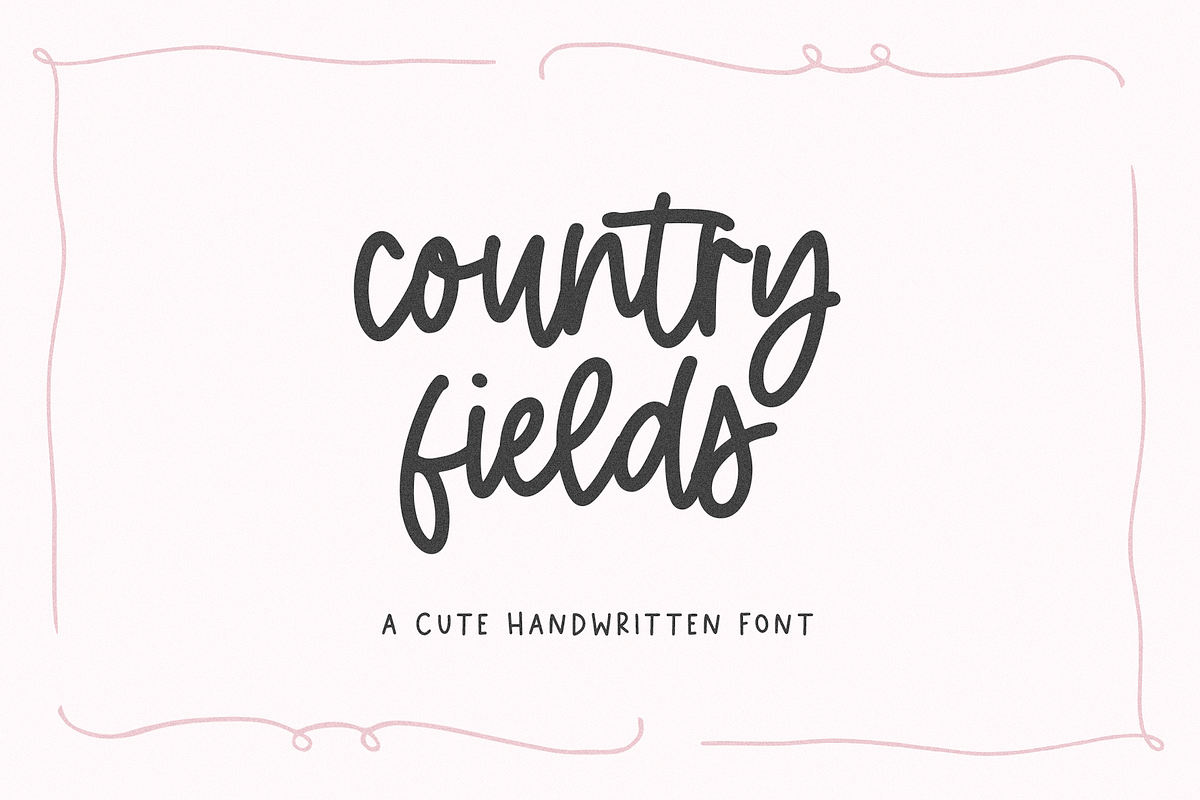 Country Fields | Cute Font Free Download Free Download Country Fields | Cute Font Free Download Free Download