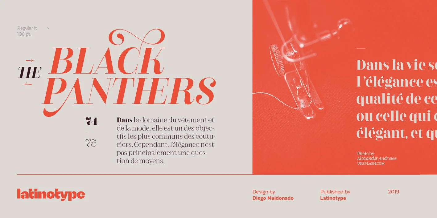 Couturier Poster Font