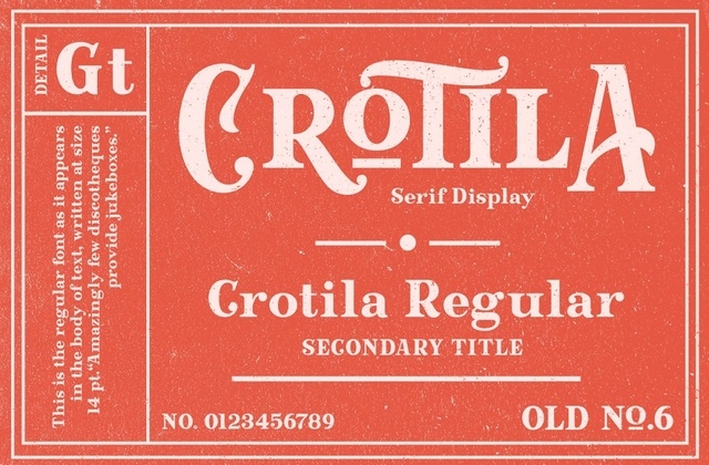 Crotila - Serif Display Font Free Download Crotila - Serif Display Font Free Download