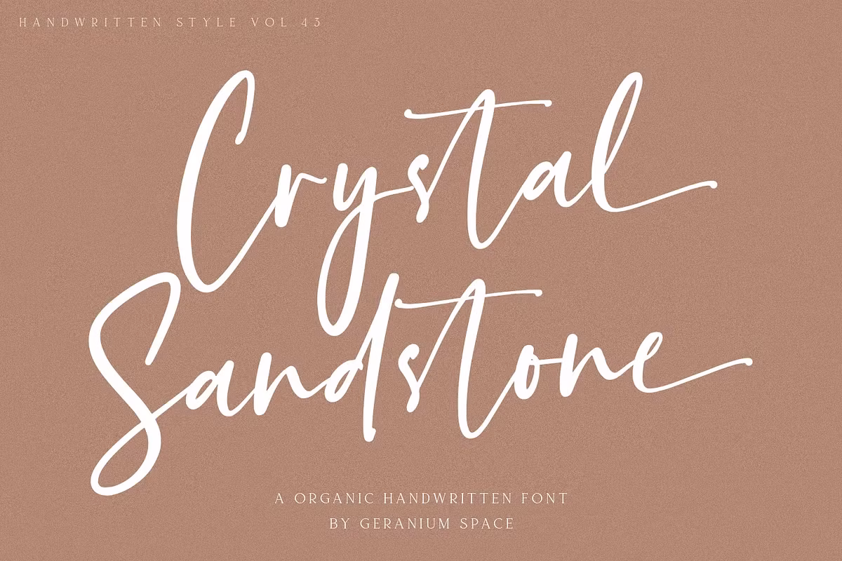 Crystal Sandstone - Handwritten Font Free Download Free Download Crystal Sandstone - Handwritten Font Free Download Free Download