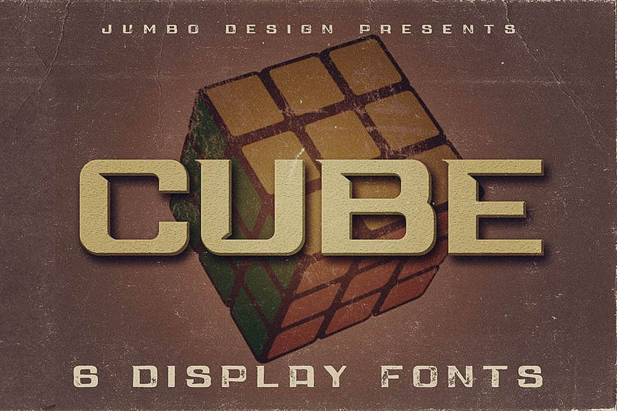 Cube - Display Font Free Download Cube - Display Font Free Download