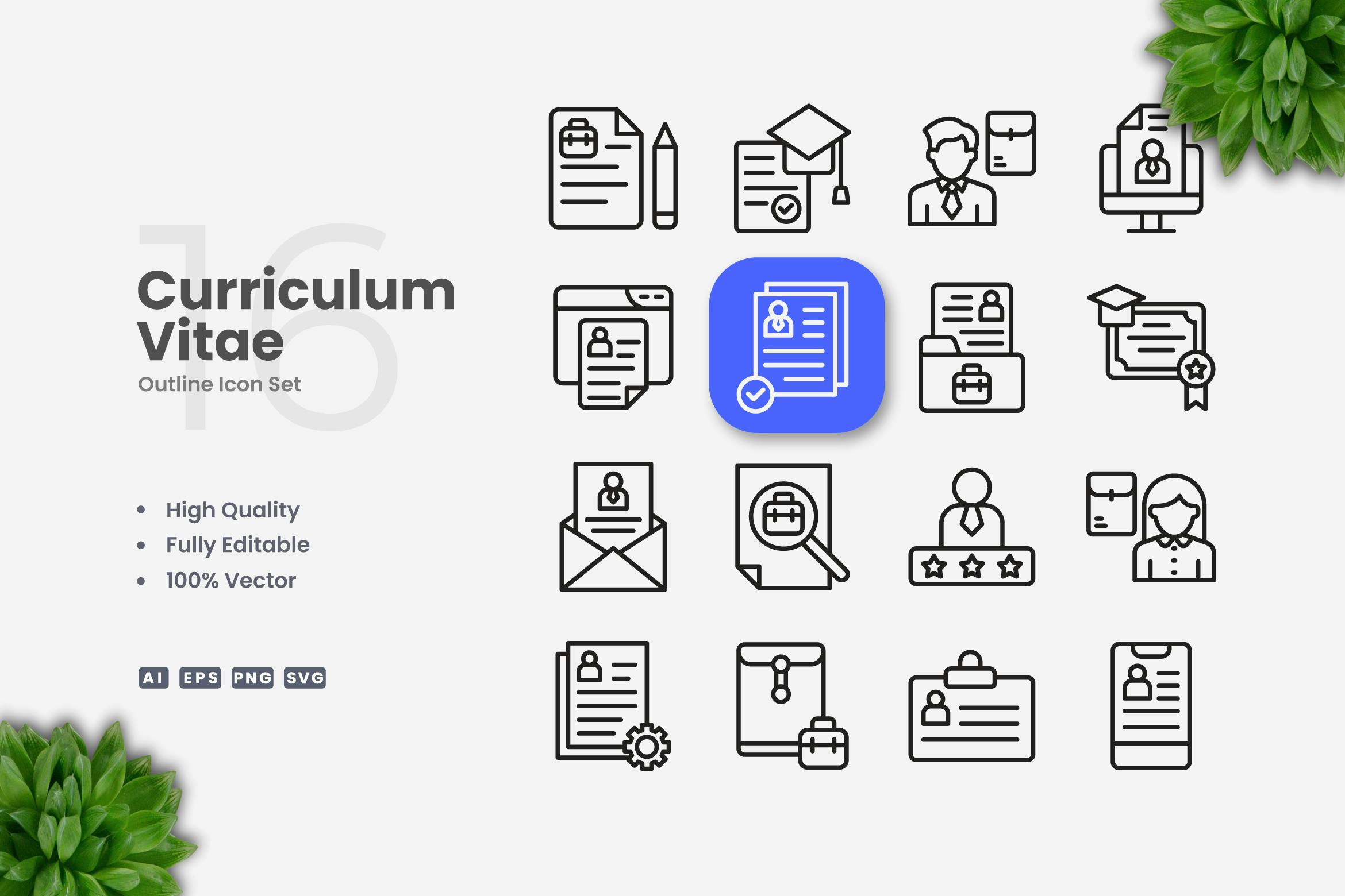 Curriculum Vitae Outline Icons Free Download Curriculum Vitae Outline Icons Free Download