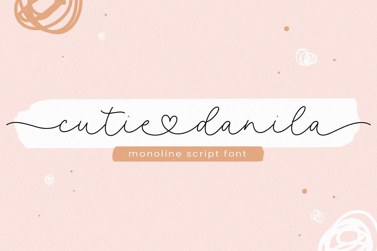 Cutie Danila - Monoline Script Font Free Download Free Download Cutie Danila - Monoline Script Font Free Download Free Download