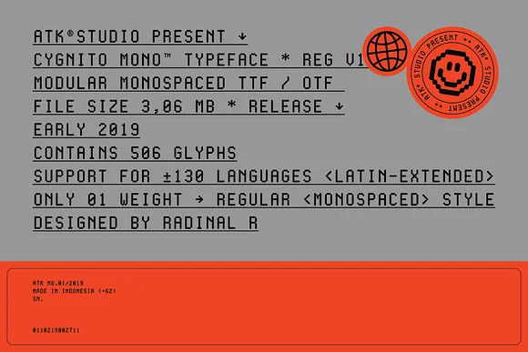 Cygnito Mono Font