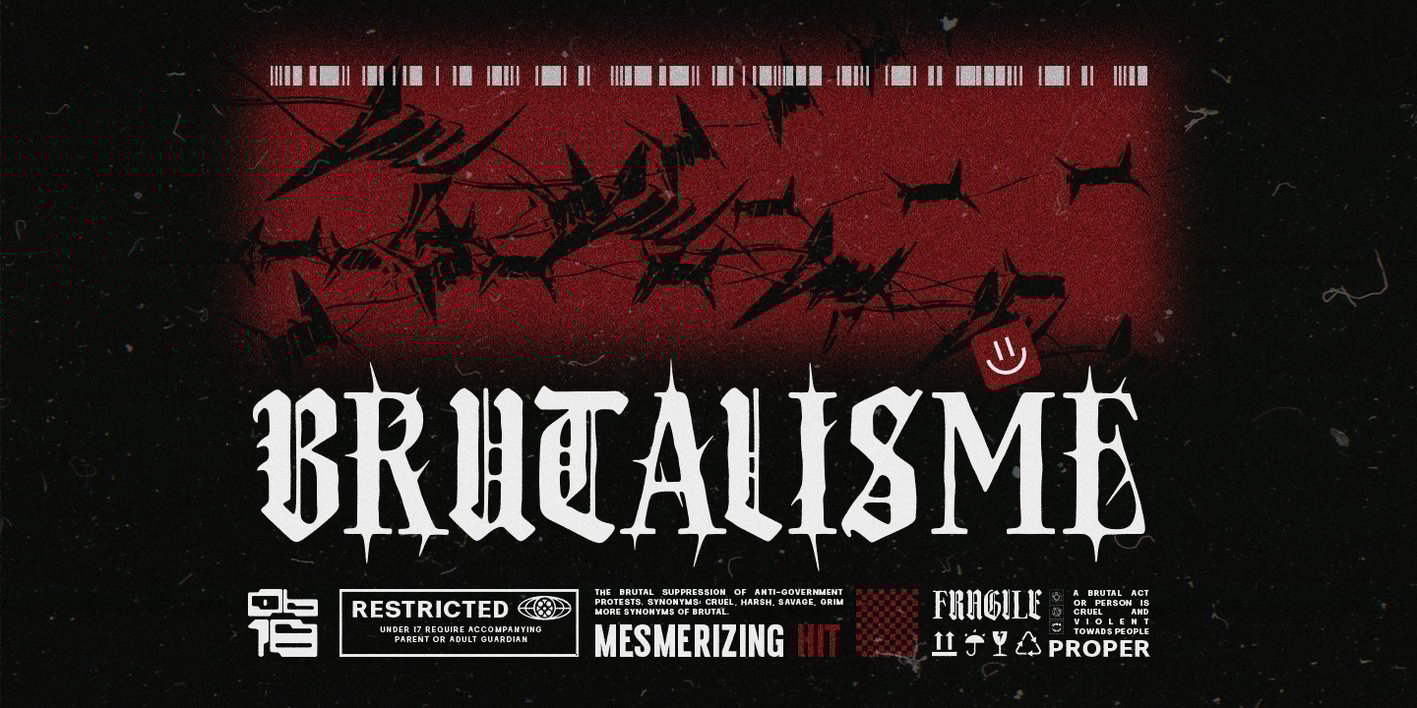 Dark Brutal Font Free Download Dark Brutal Font Free Download