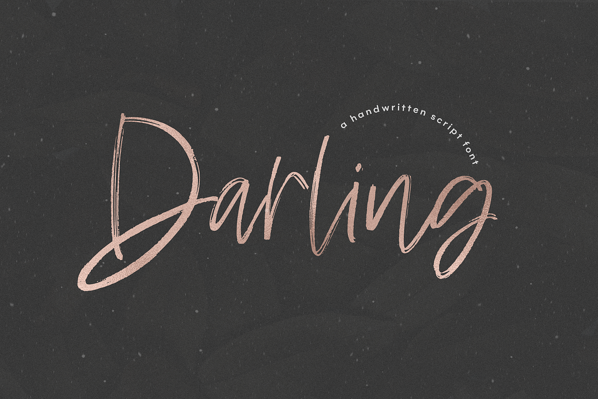 Darling | Handwritten Script Font Free Download Free Download