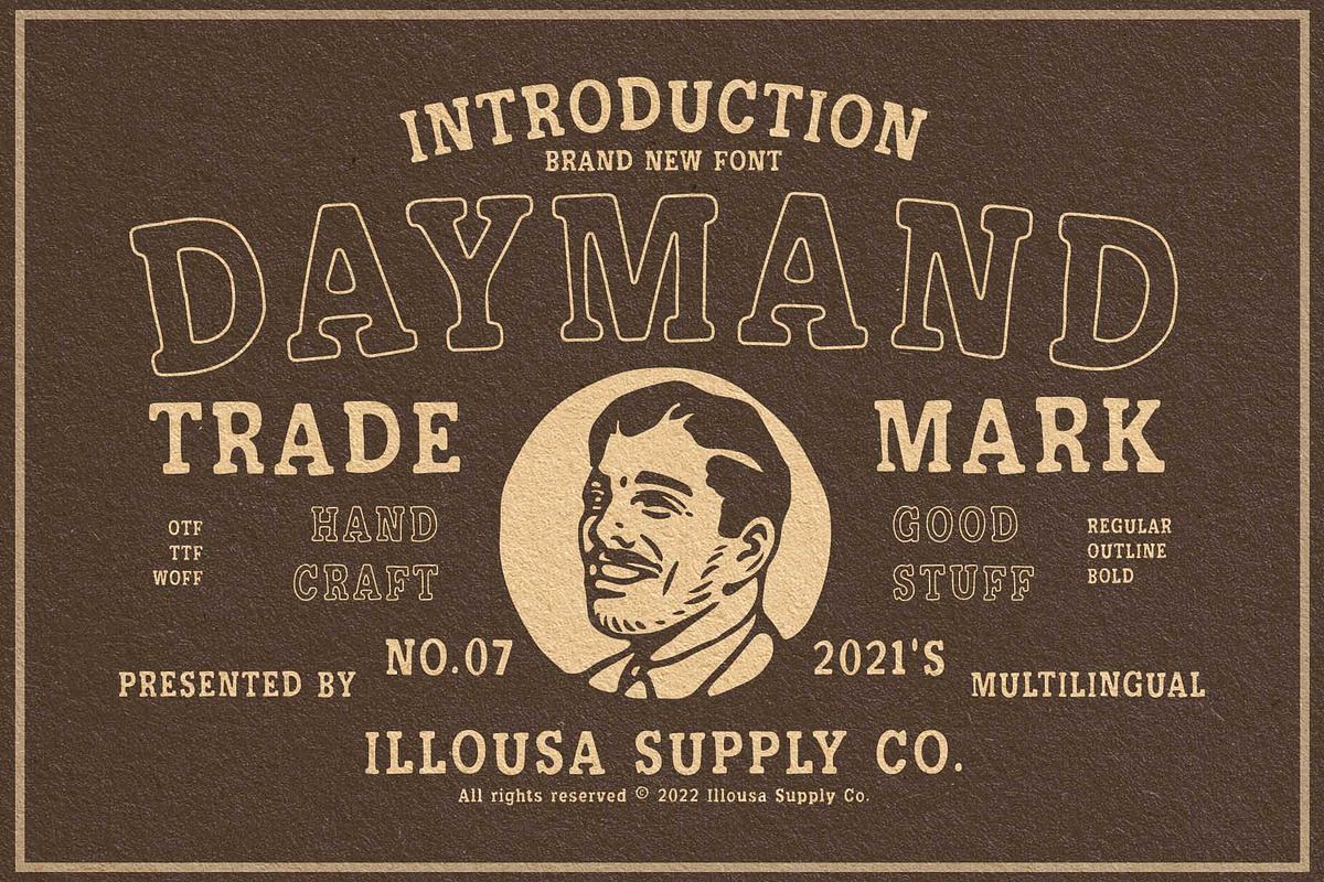 Daymand - Serif Typeface Free Download Free Download