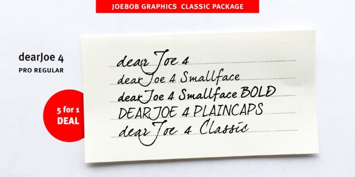 dearJoe Font Free Download dearJoe Font Free Download
