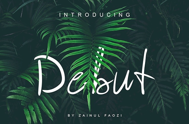 Debut Font Free Download Debut Font Free Download
