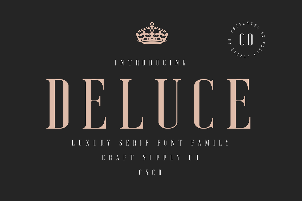 Deluce - Luxury Serif Font Free Download Deluce - Luxury Serif Font Free Download