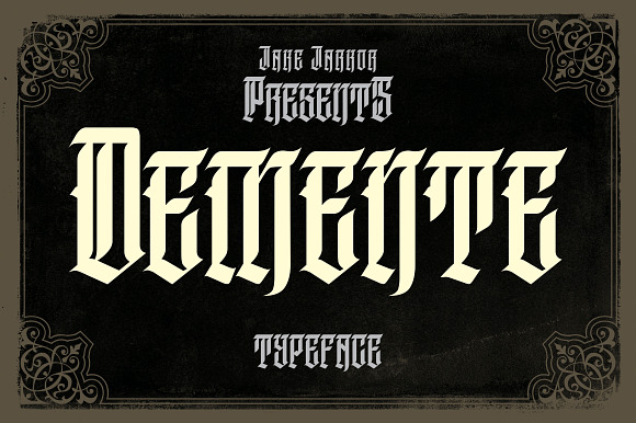 DEMENTE Font Free Download DEMENTE Font Free Download