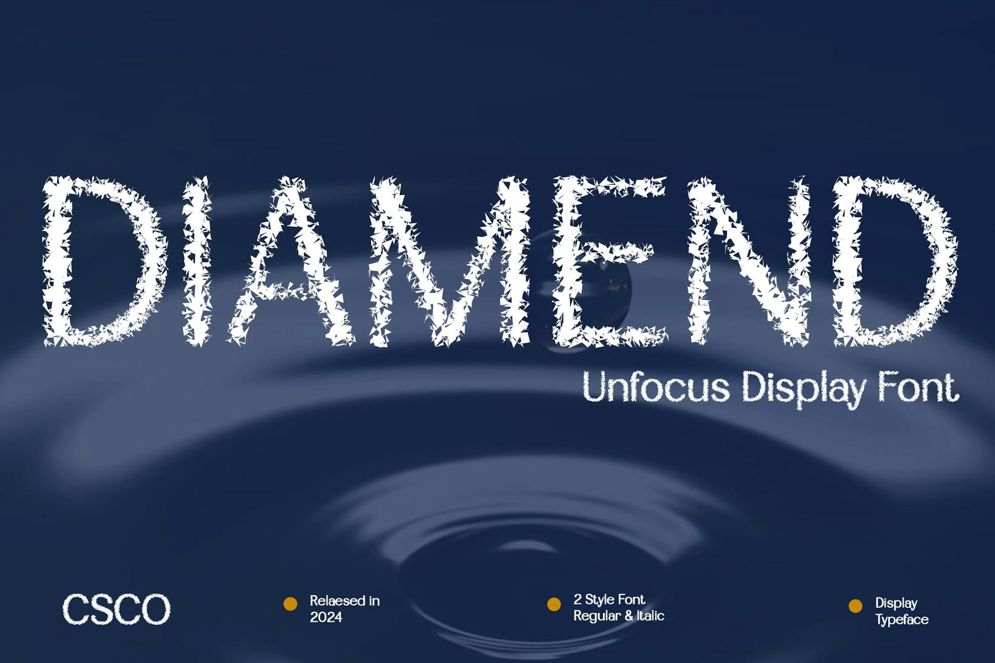 Diamend Unfocus Font Free Download Diamend Unfocus Font Free Download