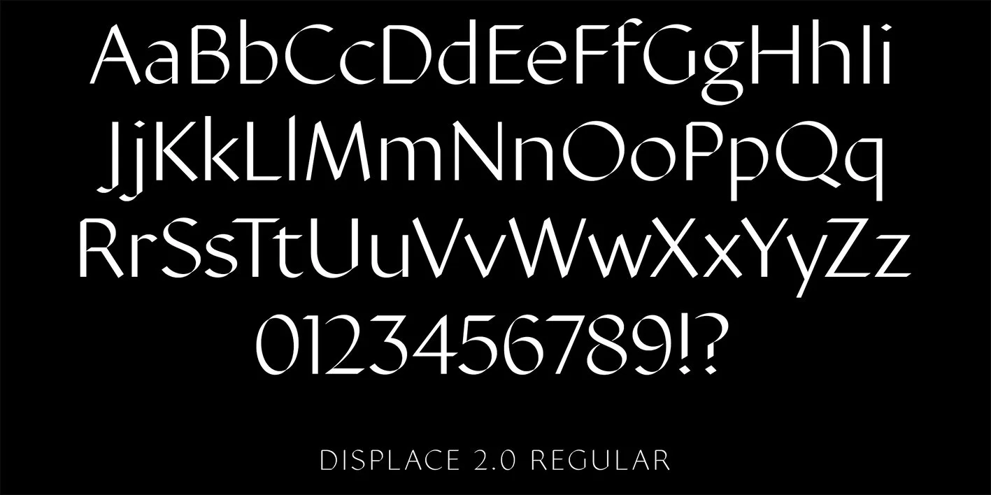 Displace 2.0 Font