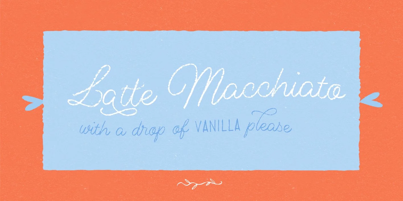Dolce Caffe Chalk Font