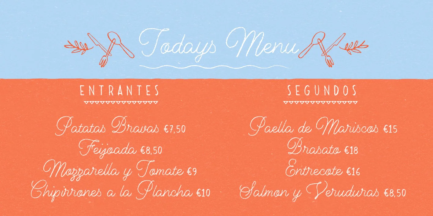 Dolce Caffe Chalk Font