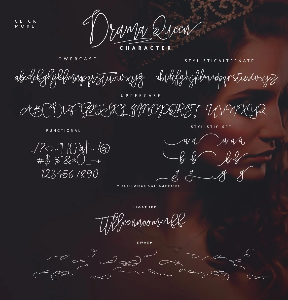 Drama Queen Script Font
